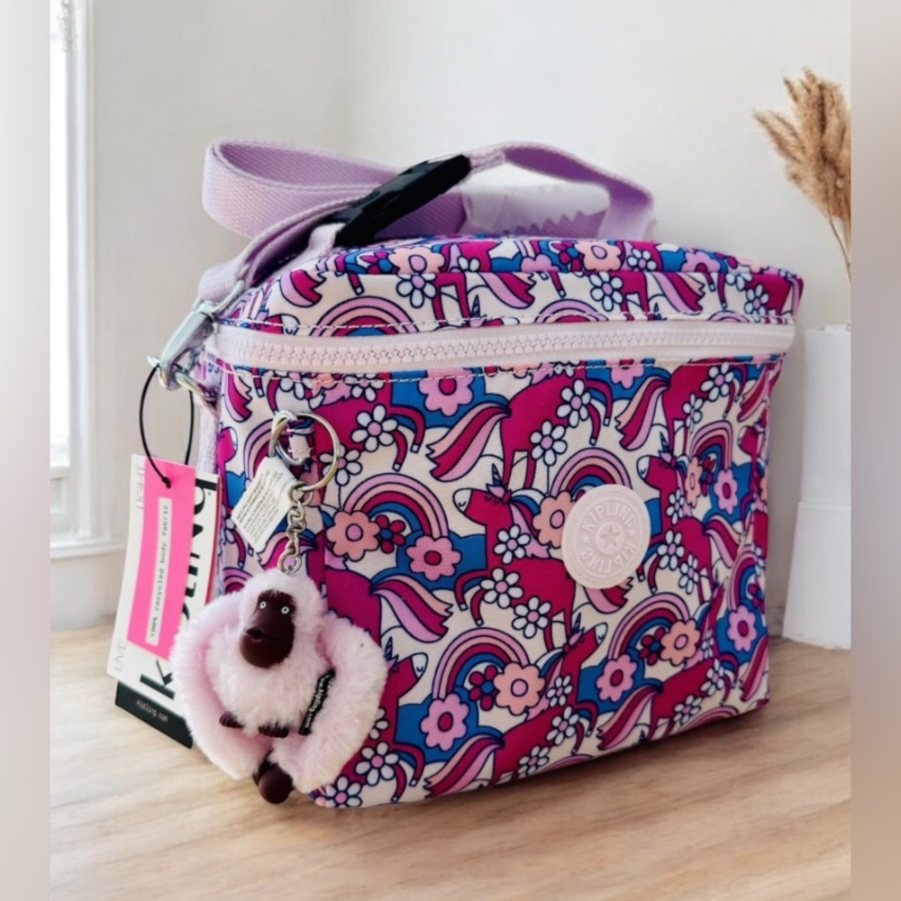 KIPLING Lunch bag Graham Insulated Travel School Food Bag Mystical Name